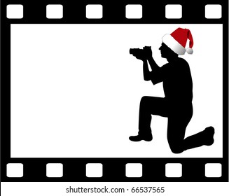 the vector Photographer's silhouette