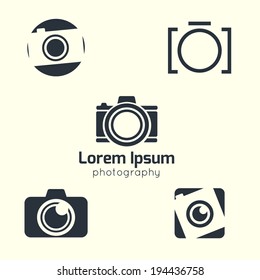 Vector Photography Icon. Photo  Icon. Camera Pictogram.