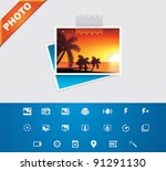 Vector photography icon set