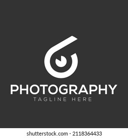 Vector Photography Logo Design. Abstract Camera Icon Design.