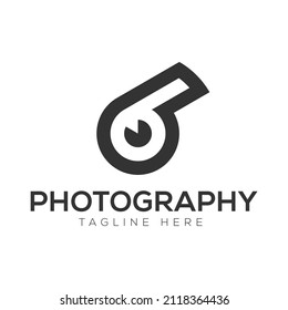 Vector Photography Logo Design. Abstract Camera Icon Design.