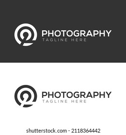 Vector Photography Logo Design. Abstract Camera Icon Design.