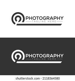 Vector Photography Logo Design. Abstract Camera Icon Design.