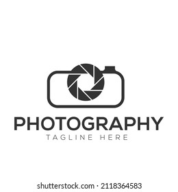 Vector Photography Logo Design. Abstract Camera Icon Design.