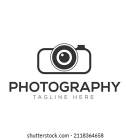 Vector Photography Logo Design. Abstract Camera Icon Design.