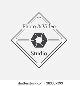 Vector of photography logo templates. Photography Logos, Badges and Labels Design Elements set. Modern icons