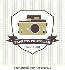 Vector  photography logo templates. Photocam logotypes.