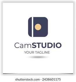 Vektor-Fotografie-Studio-Logo-Design-Vorlage