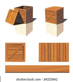 vector photorealistic box.