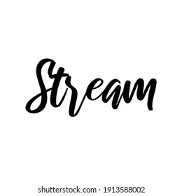 Vector phrase for social media, blogging, web. Calligraphic lettering.