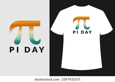 Vector PI DAY T-SHIRT DESIGN