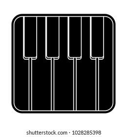 vector piano icon