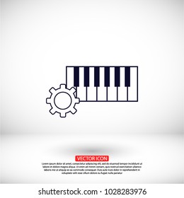 Vector Piano Keyboard Icon