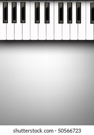 vector piano keyboard illustration