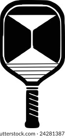 Vector Pickleball Paddles silhouette,Pickleball club and icons vector illustration, Pickleball Paddles flat vector icon, High quality vector