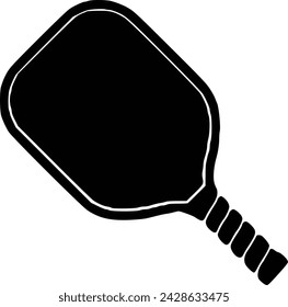 Vector Pickleball Paddles silhouette,Pickleball club and icons vector illustration, Pickleball Paddles flat vector icon, High quality vector