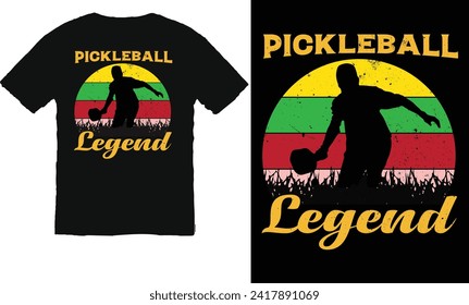 Vector pickleball, pickleball, pickleball t-shirt design, t-shirt
