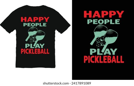 Vector pickleball, pickleball, pickleball t-shirt design, t-shirt