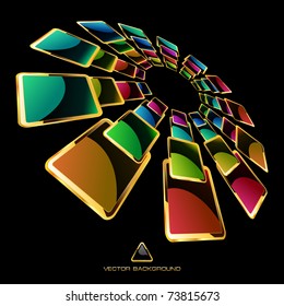 Pictograma vetorial. Ilustração abstrata.