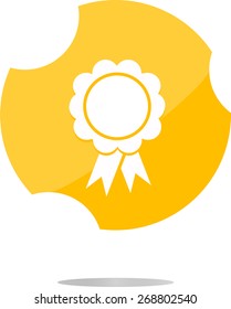 vector pictograph of award 