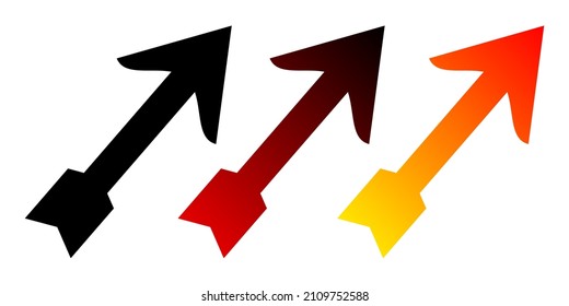 Vector, picture of arrow icon. Black image and gradation. corner direction. Arrow vector collection. Arrows. cursor. Modern simple arrow.
