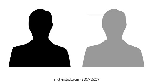 Vector, imagen del ícono de niño. Negro. símbolo masculino. Imagen plana simple