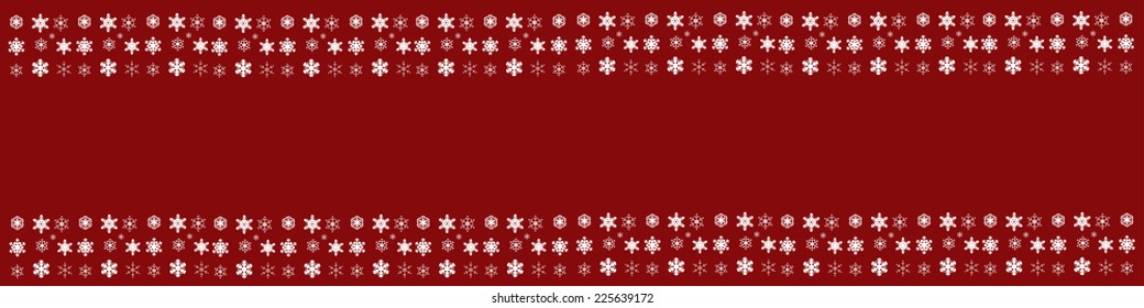 Vector picture with a Christmas theme on a red background.