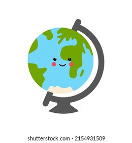 Imagen vectorial de un lindo globo de fondo blanco.