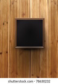 vector picture frame on wall
