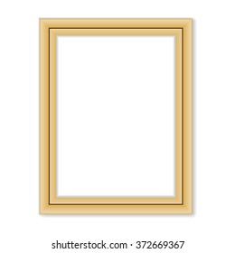 Vector picture frames on white background