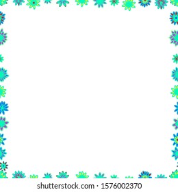 Vector. Picture in green, violet and white colors. Sketch icons for invitation, flyer, poster. Hand-drawn doodle frames. Seamless.