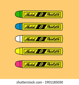 Vector picture Markal Paintstik marker