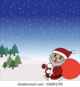 Vector Picture : Merry christmas and happy new year