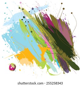 vector picturesque colorful abstract background
