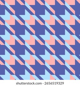 Vector - pied-de-poule seamless pattern, colorful temlplate.