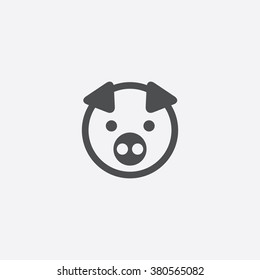 Vector pig Icon