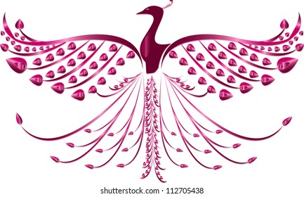 Vector pigeons background design. Colorfull EPS 10 concept.