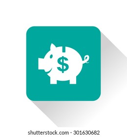 Vector piggy bank icon