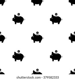 Vector piggy money bank icon