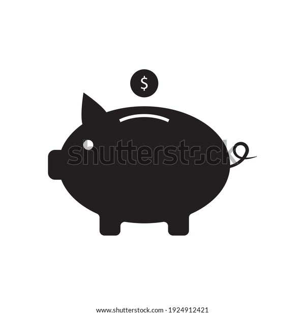 Vector piggy money bank\
icon