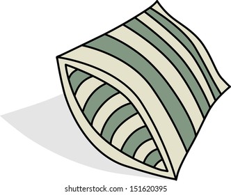 vector of pillow