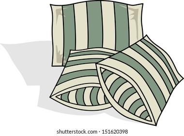 vector of pillow