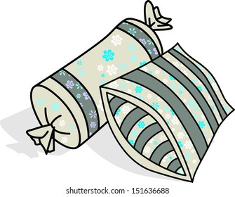 vector of pillow