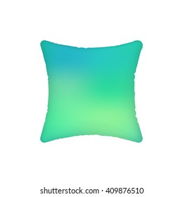 vector pillow isolated on white background