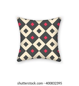 vector pillow. pattern design.