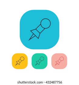 Vector Pin Icon