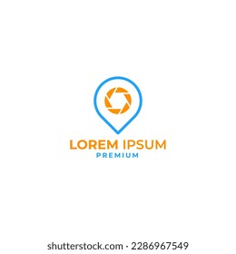 Design-Idee der Vektorgrafik-Fotokamera