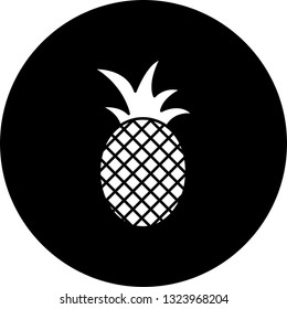 Vector Pine Apple Icon
