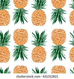 vector pineapple background