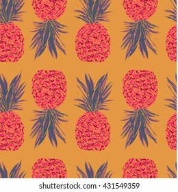 vector pineapple background